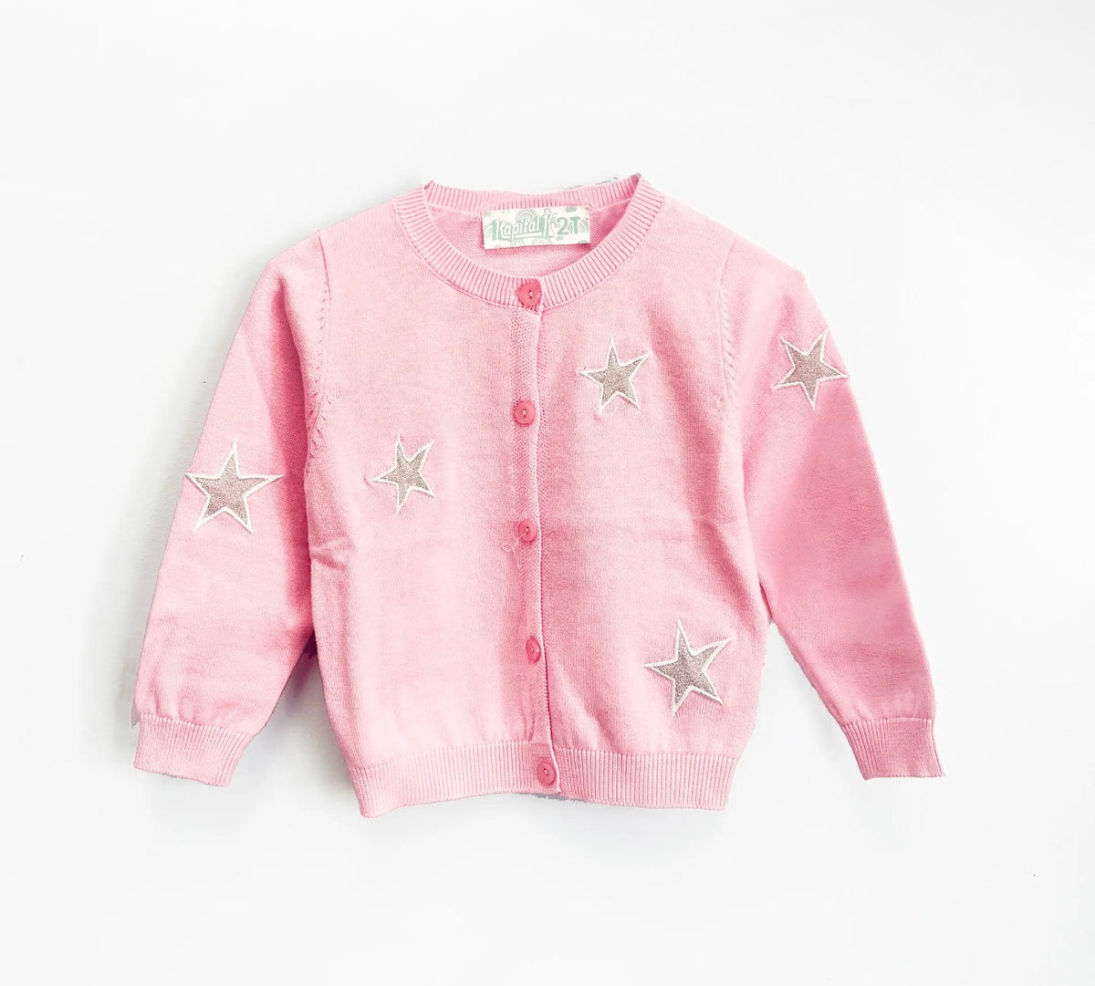 Pink- girls sweater cardigan