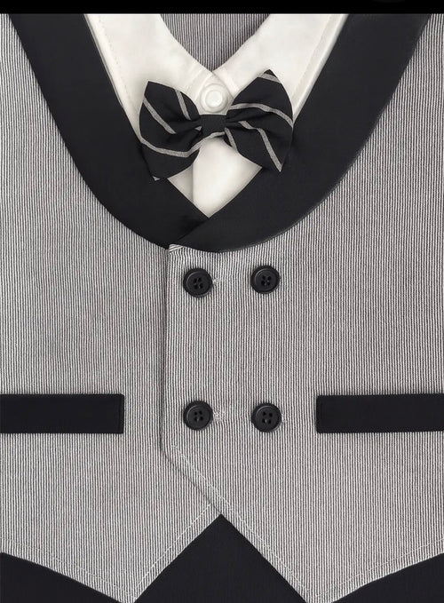 Baby Boy Tuxedo Romper