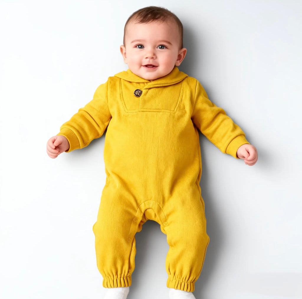 Baby knit romper