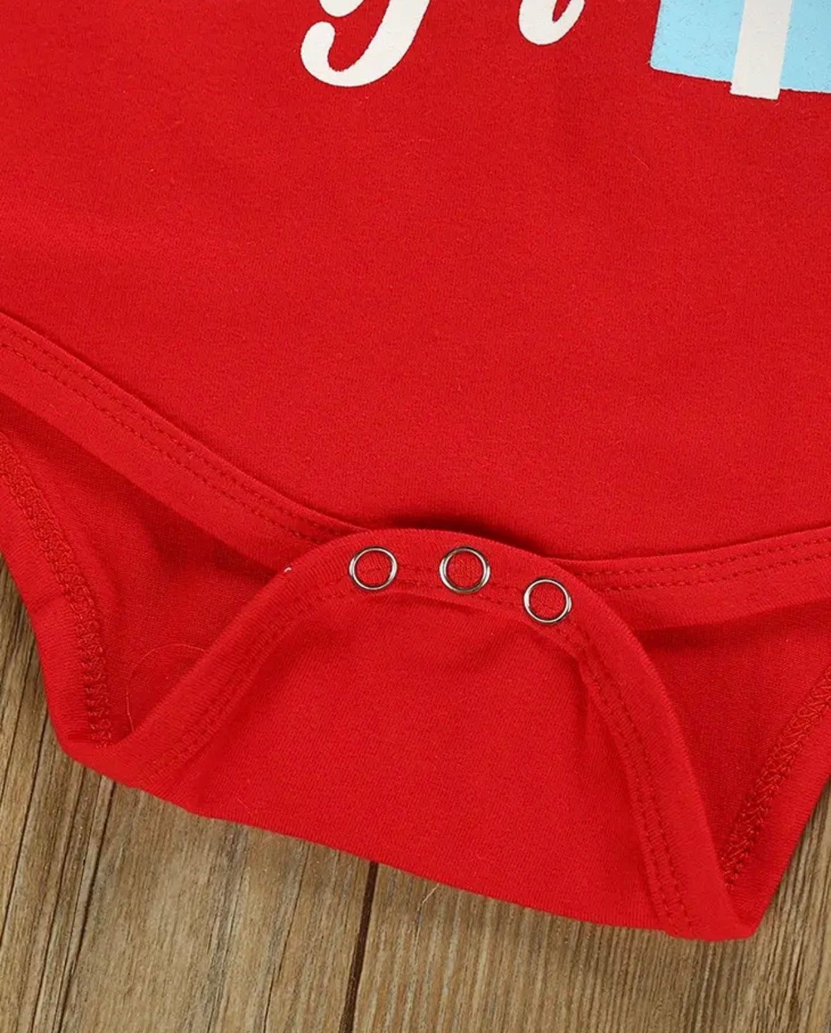 Red-Christmas baby girl outfit