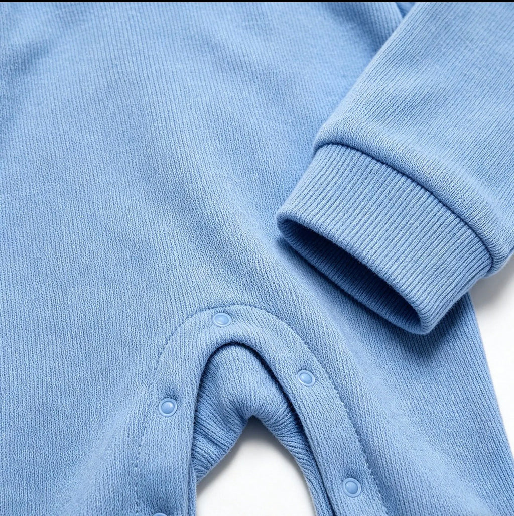 Baby knit romper