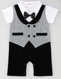 Baby Boy Tuxedo Romper