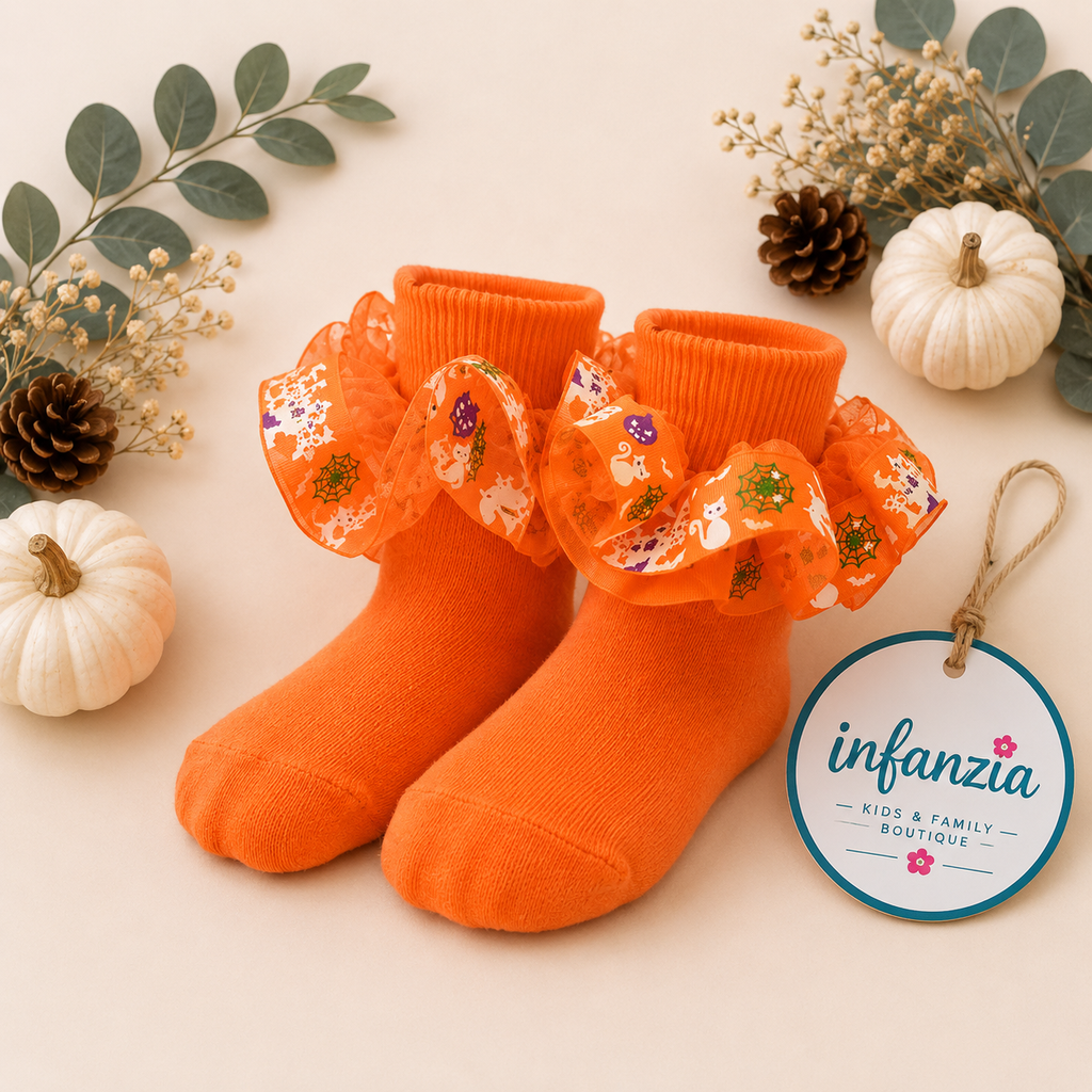 Halloween socks for little girls